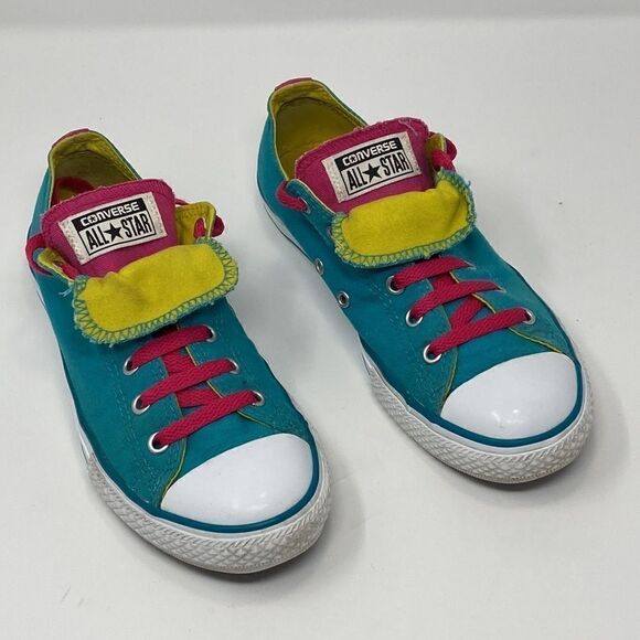 Converse Chuck Taylor All Star Colour Block Double Tongue Sneakers - Picture 1 of 13